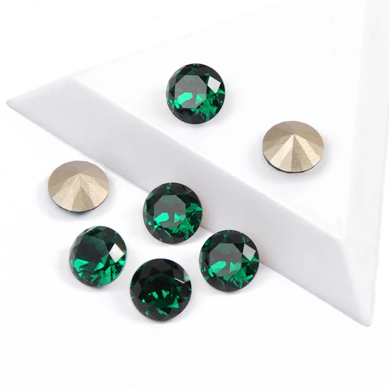 YANRUO 1357 Brillantschliff K9 Kristall-Nähsteine zum Aufnähen mit Hochkrallenfassung für Näharbeiten und Kleiderdekorationen – Detail 4