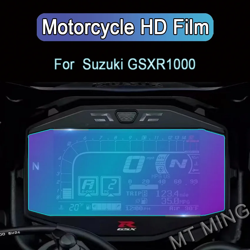 Motorcycle Cluster Scratch Protection Film Cluster Screen Protector Instrument Film For Suzuki GSXR1000 GSX-R1000 2021