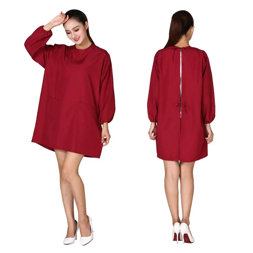 Waterproof Barber Jacket, Professional Hairdressing Work Uniform, Anti-Stain Salon Apron for Stylists