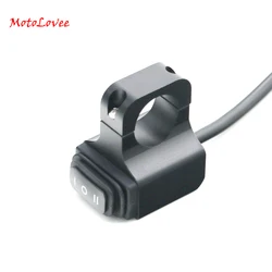 MotoLovee-Interruptor de manillar de motocicleta ATV, luz de señal de giro, haz alto/bajo, interruptores de encendido y apagado, 12v, 16A