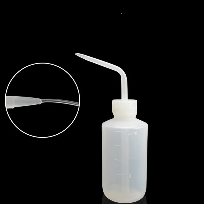 1pc 250ML Laboratory Measuring Bottle Plastic Containers Clear Measuring Medicine Containers