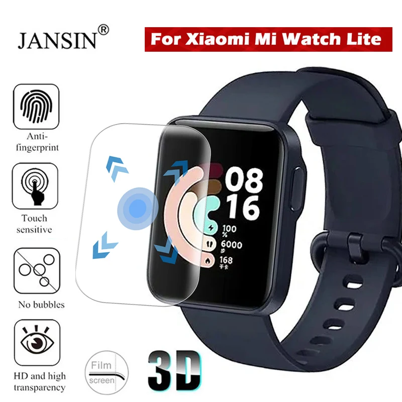 Soft Hydrogel Protective Film For Xiaomi Mi Watch Lite Screen Protector Full Coverage Cover Protector for Xiaomi Mi Watch Lite