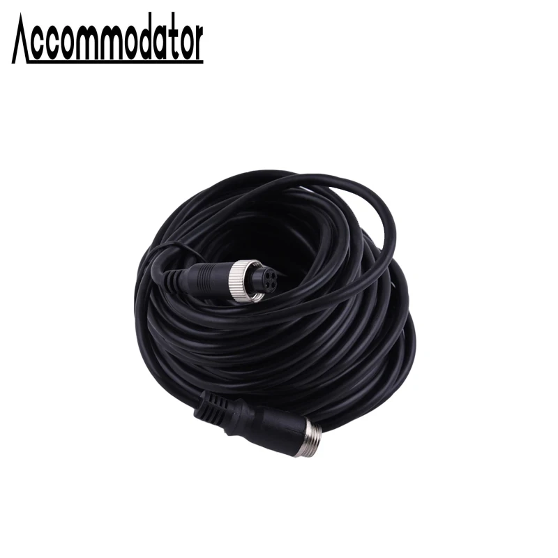 vehicle CCTV Aviation Connector Mini Din Extension Video Cable