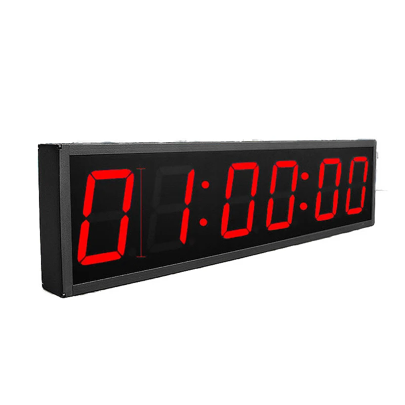 Digital LED Countdown Timer with Remote Control, Electronic Alarm Clock, 4 \