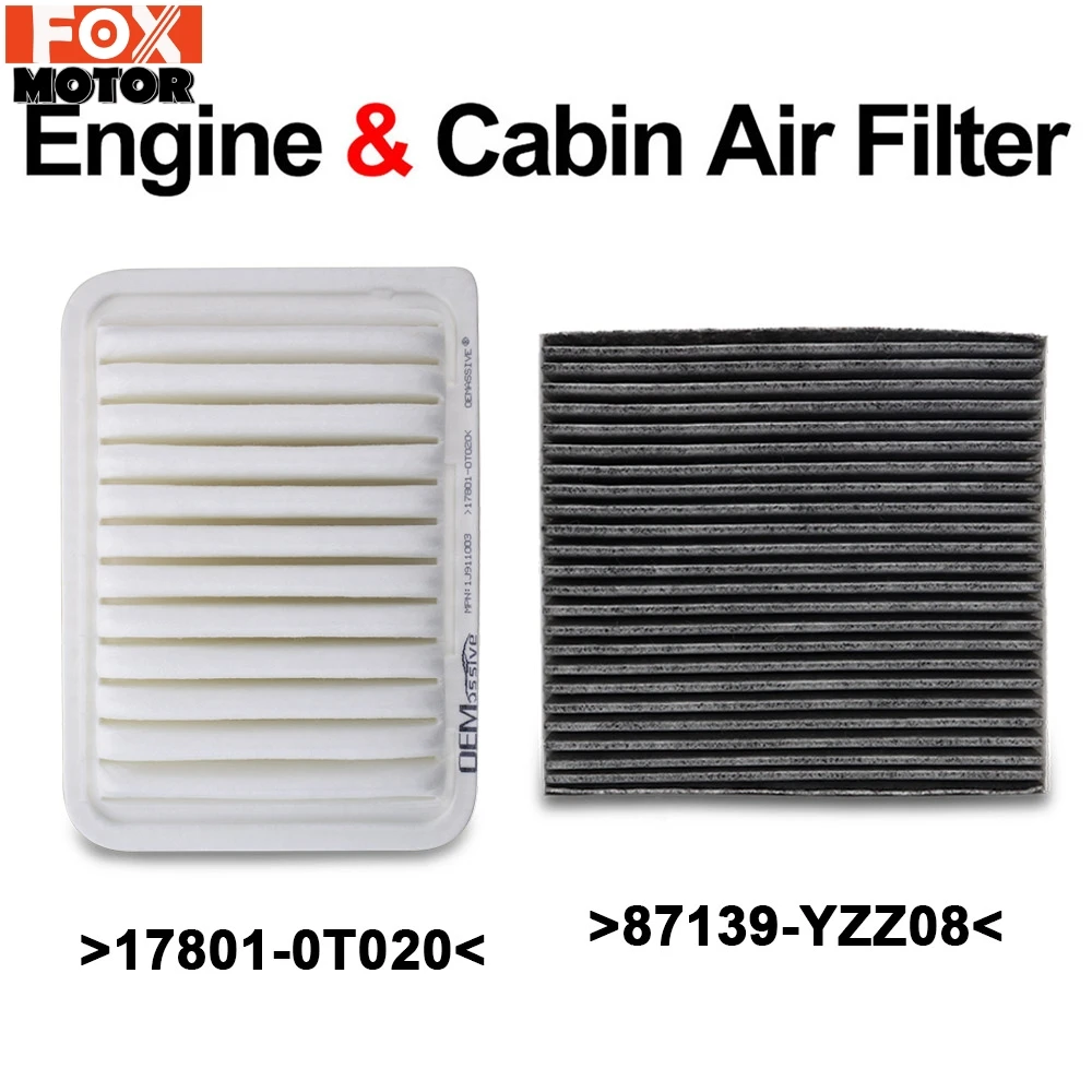 Filtre à air pour cabine moteur, pour Toyota CorTrustMatrix Yadditif Auris Viso Verso 1.5 1.8 2018 2017 2016 2015 2014 2013 2012 2011