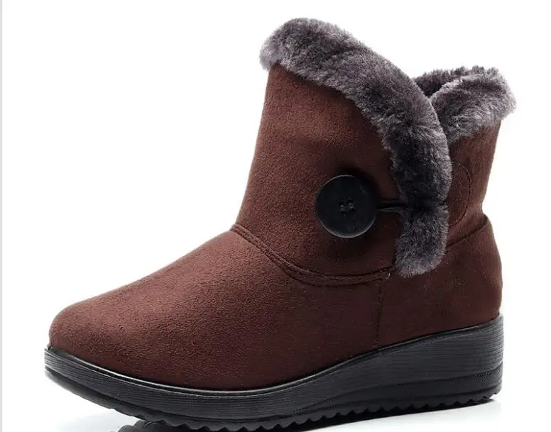 

New Women Ankle Boots Female Winter Boots Fashion Winter Shoes Women Boots Booties Warm Fur Suede shoes Women Snow Boots Botas