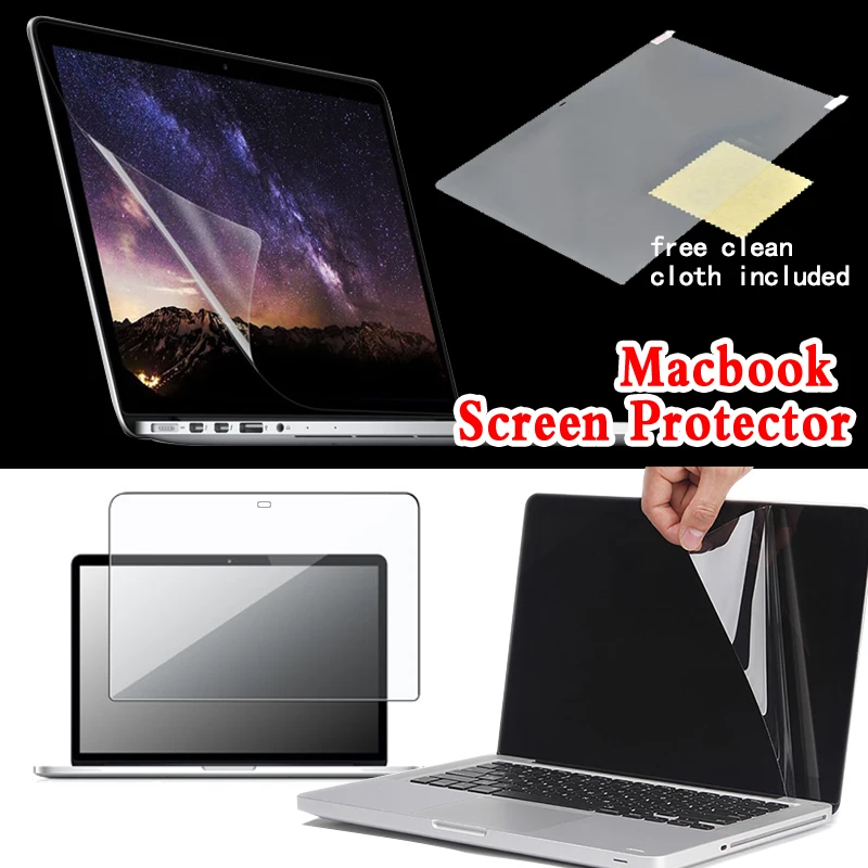 Laptop Screen Protector for Apple Macbook Pro 15 Inch A1286 CD-ROM HD Transparent Cover Dust Proof Transparent Protective Film