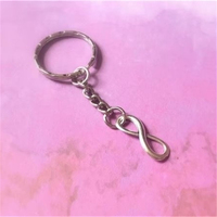 Infinity Keyring Keychain, Math Teacher Gift, Math Geek Keyring, Anniversary Gift, Boyfriend Girlfriend Gift