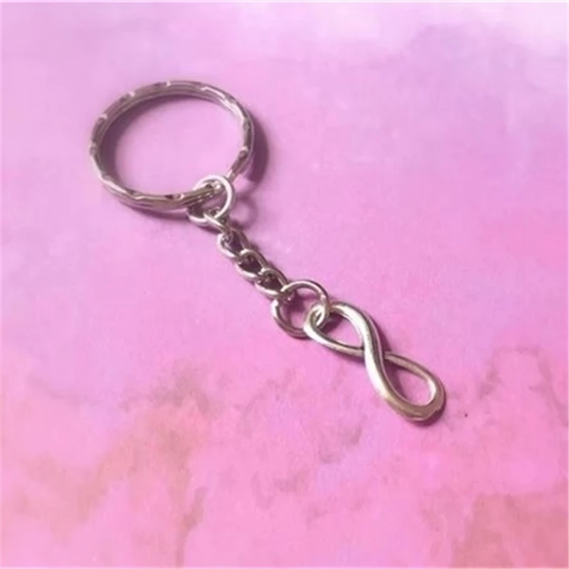Infinity Keyring Keychain, Math Teacher Gift, Math Geek Keyring, Anniversary Gift, Boyfriend Girlfriend Gift