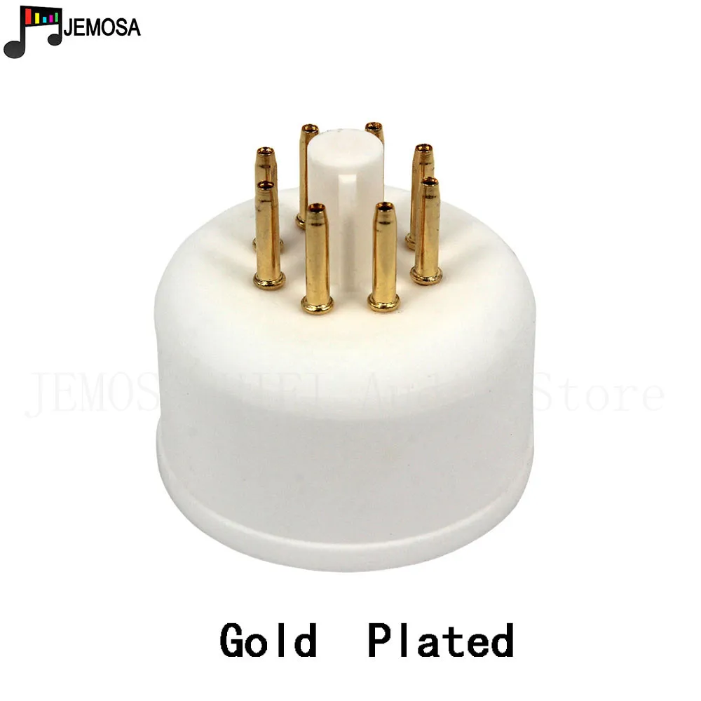 2 قطعة أنبوب سيراميك المقبس 8 دبابيس أنبوب قاعدة السيراميك المقبس EL12 AZ1 AZ11 AZ12 EF12 EZ12 فراغ أنبوب أنبوب الكترون شحن مجاني