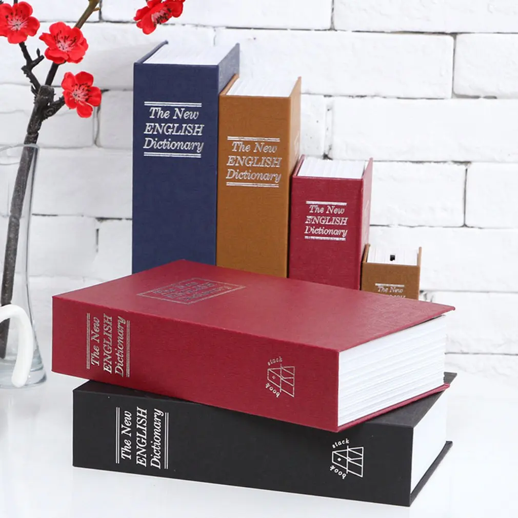 Creative Change Box Dictionary Book Insurance Box European Creative Simulation Book Safe Mini Storage Tank