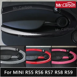 Car Inside Door Decoration Strip For BMW MINI ONE Cooper S R55 R56 R57 R58 R59 CLUBMAN COUPE Interior Modification Accessories