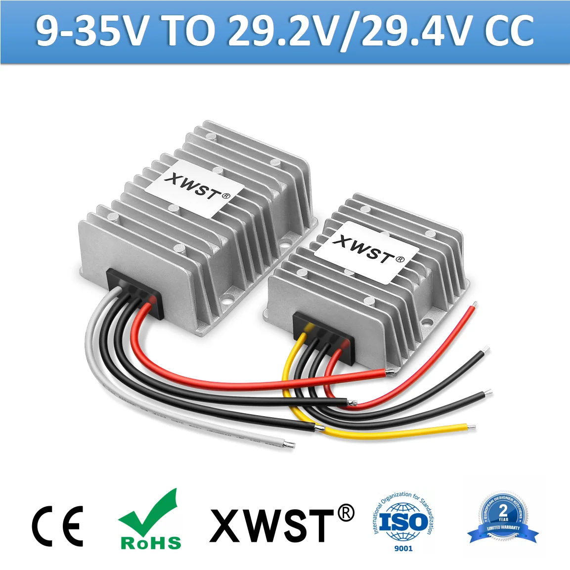 

DC DC 12v 24v to 24v Battery Charger Lead Phosphoric Acid 29.2v 29.4v Constant Current 2A 3A 4A 5A 6A 8A Lipo4 Charger