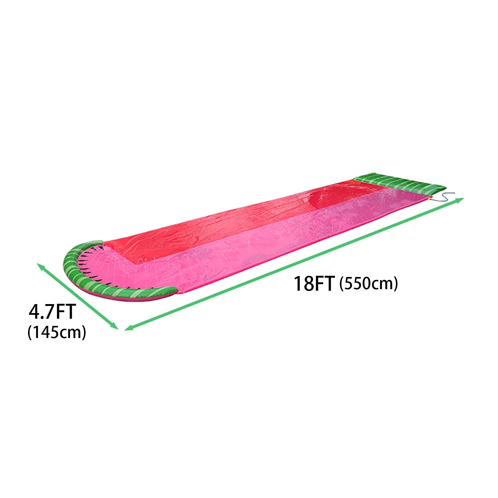 2022 New Outdoors Kids Inflatable Spray Sprinkler Watermelon Double Lawn Water Slide Super Water Slide Ideal Summer Garden Fun