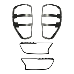 Car styling molding exterior trims plate cover fit for ranger T7 T8 xl xlt wildtrack mk2 mk3 front rear tail lamps lights cover