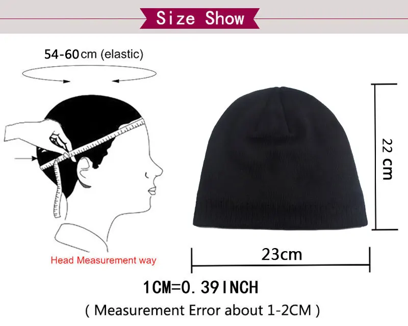 Skullies Beanies Männer Gestrickte Hut Winter Hüte Für Frauen Caps männer Winter Beanie Gorro Warme Dicke Pelz Motorhaube Homme Schädel hut Kappe – Detail 3