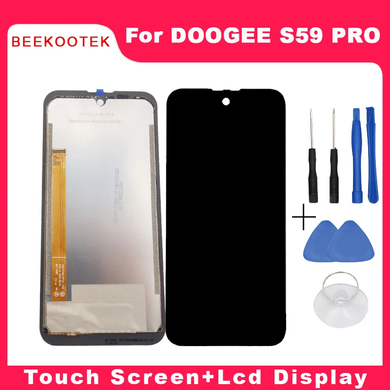 

New Original Doogee S59 Pro LCD Display + Touch Screen Digitizer Assembly Replacement Accessories For Doogee S59 Pro Smartphone