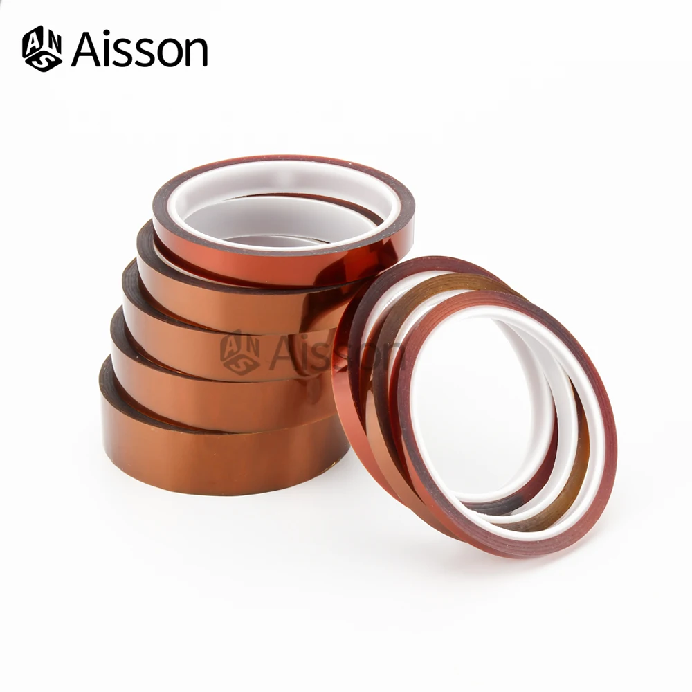 Polyimide Adhesive Tape 5/10/12/15/20/25MM 3D Printing Board Protection High Temperature Heat Resistant Electronic Insulation