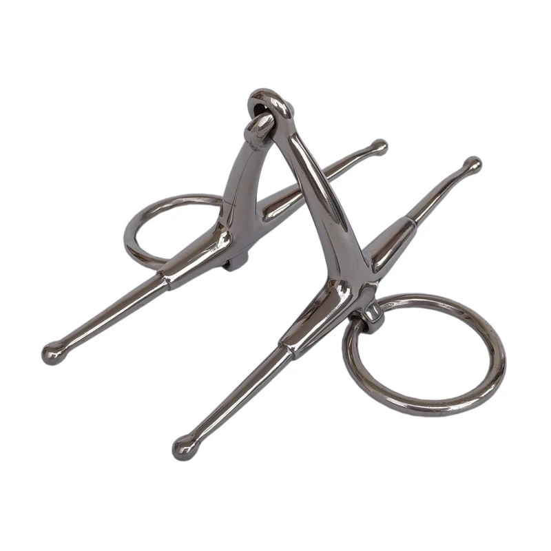 Stainless Steel Full Cheek Snaffle Bits Horse Riding Accessories Quality Training Bit English Tack