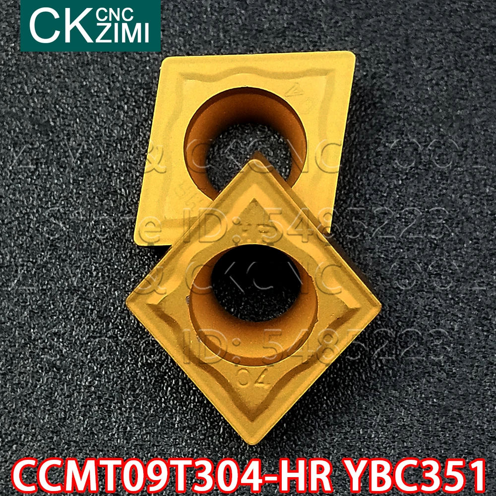 

CCMT09T304-HR YBC351 CCMT32.15-HR YBC351 Carbide Inserts Cutter Lathe wood Turning Tools CCMT CNC Milling insert tools for steel