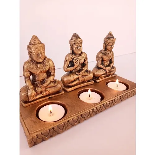 Gokcen Hobby Buddha Candle Holder 21 X12 cm