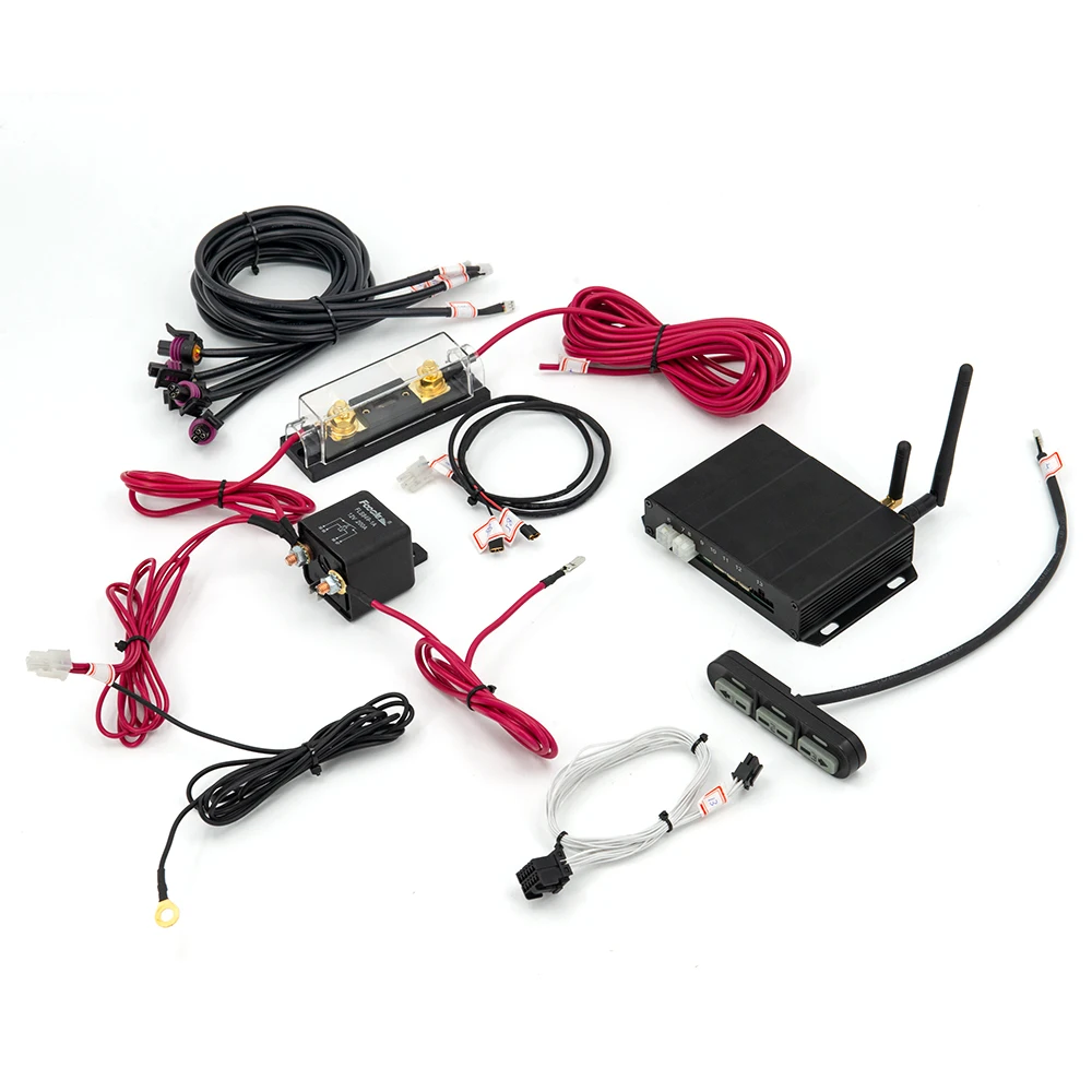 Hot sell air ride suspension Electronic control system with pressure sensor Support Bluetooth-compatible remote and wire control