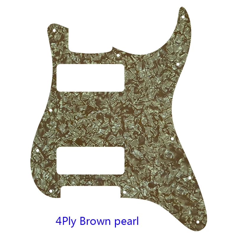 Fei Man Great Quality Guitar Parts For US 11 Screw Holes Strat Guitar Pickguard Blank With 2 P90 Humbuckers Multiple Colors