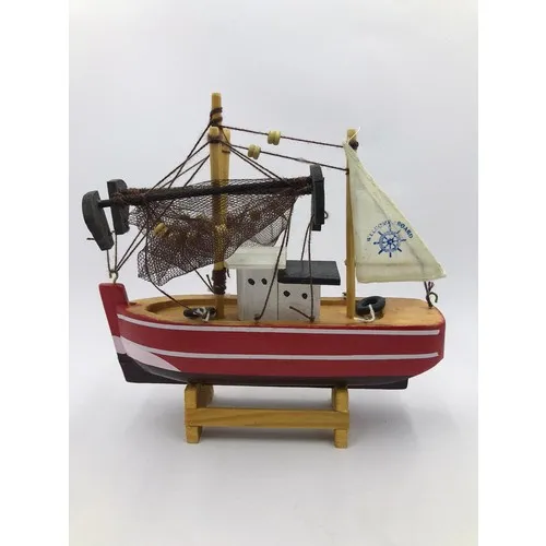 

Çiko Toys Sailboat Wooden Ship Scale Model Small Size 15x15 cm