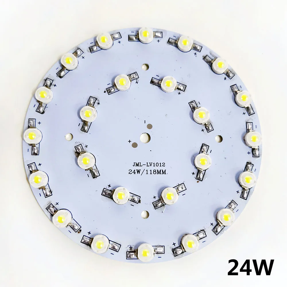 

3W 12W 24W Power LED COB Light Bulb On Board For LED Diode Light Lamp SpotLight Downlight Lamps For home Panel Light Repair PCB