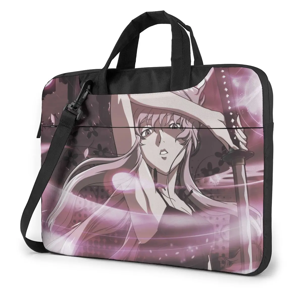 

Yuno Gasai Laptop Bag Case Protective Vintage Computer Bag Bicycle Crossbody Laptop Pouch