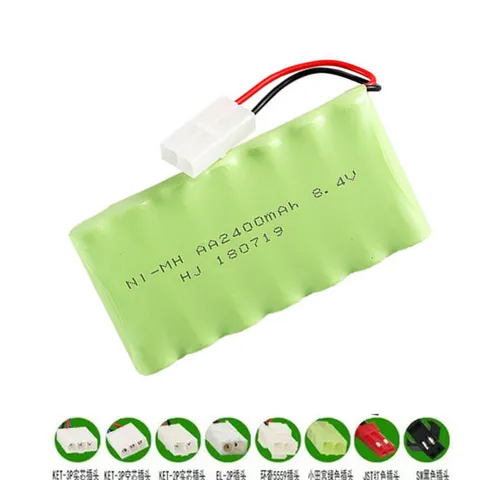 Ni-MH аккумулятор 8.4V 2400mAh с зарядным устройством для RC моделей