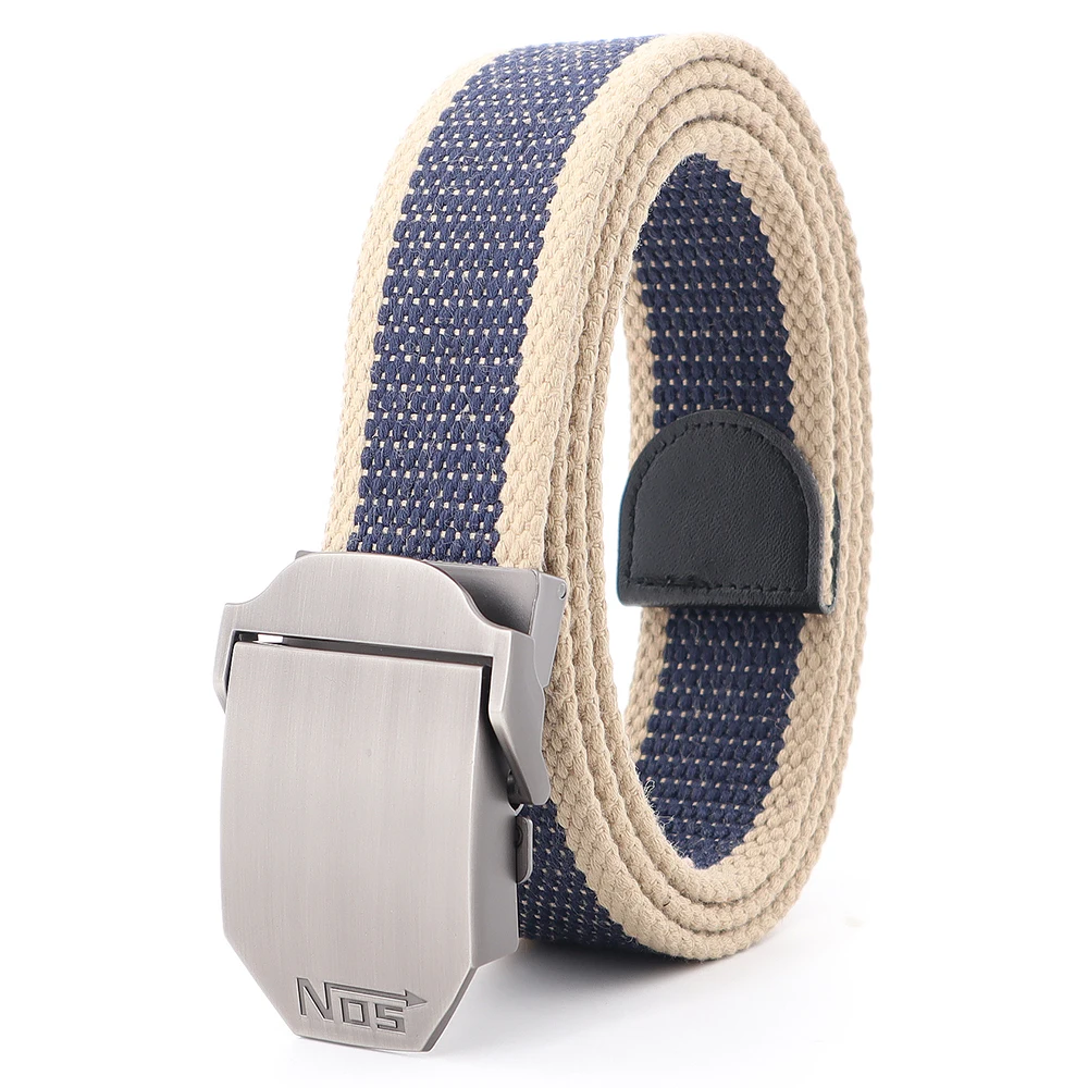 Hot male tactical belt Top quality 4 mm thick 3.8 cm wide canvas belt For men NO5 Automatic buckle Man extended 160 cm belts image 4