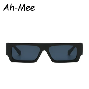 Kwadratowe okulary przeciwsłoneczne Retro moda małe oprawki męskie damskie odcienie prostokąta Vintage żółte czarne okulary przeciwsłoneczne okulary Steampunk