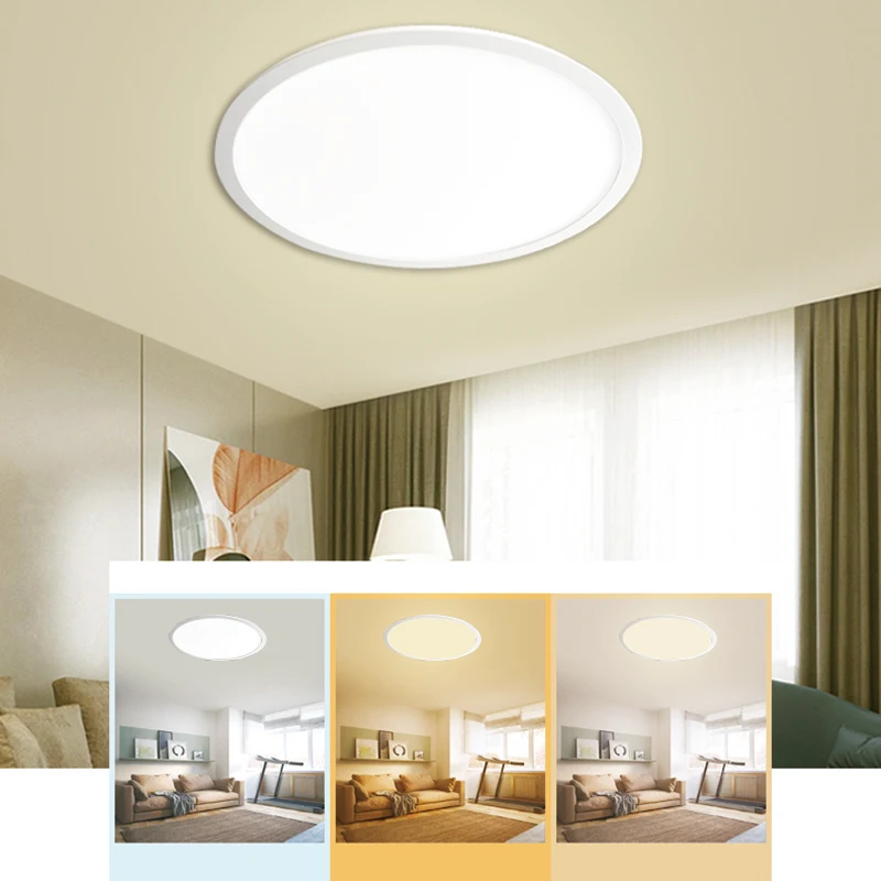 Ultra Thin LED Ceiling Lamp for Bedroom LED Panel Lights  48W 36W 24W 18W 13W 9W 6W Ceiling Light for Home Balnocy AC85-265V