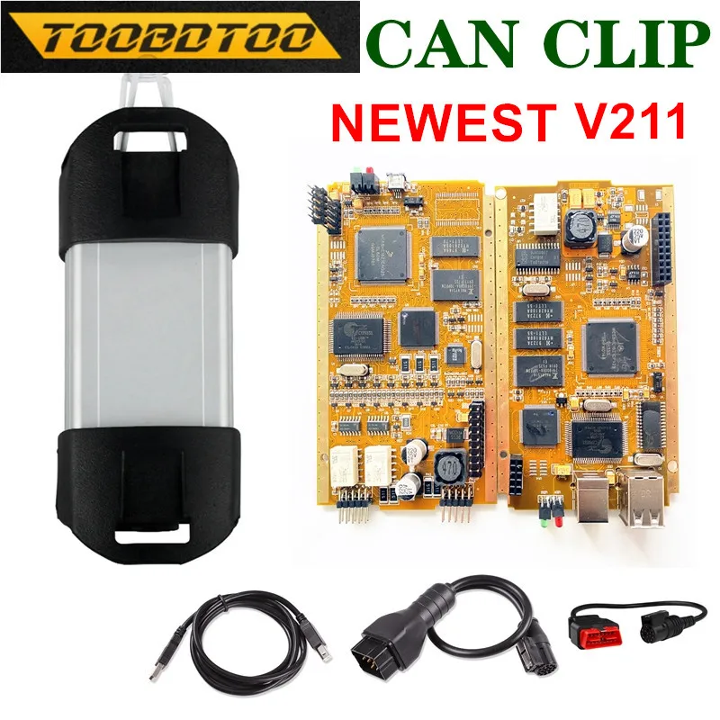 

Can Clip Car Diagnostic Tool For 1998-2019 Reprog V191 For Renault Can Clip Full Chip V220 With CYPRESS AN2135SC 2136SC Gold PCB