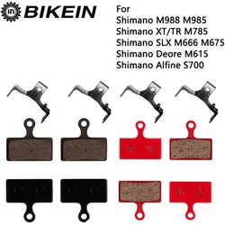 4 Pairs Resin/ceramic/Full metal MTB Bike Bicycle Disc Brake Pads for ShimanoM988 M985 XT/TR M785/SLX M666 M675/Deore M615 S700