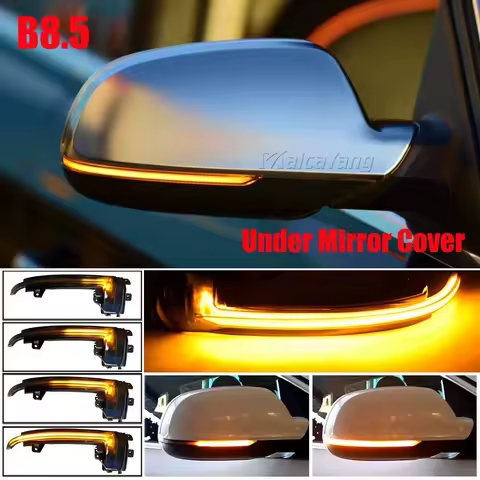 For Audi A3 S3 8P 10- 2012 A4 S4 RS4 B8 8K ( B8.5 ) A5 S5 RS5 2011-2015 Side Wing Mirror Indicator Dynamic Turn Signal LED Light