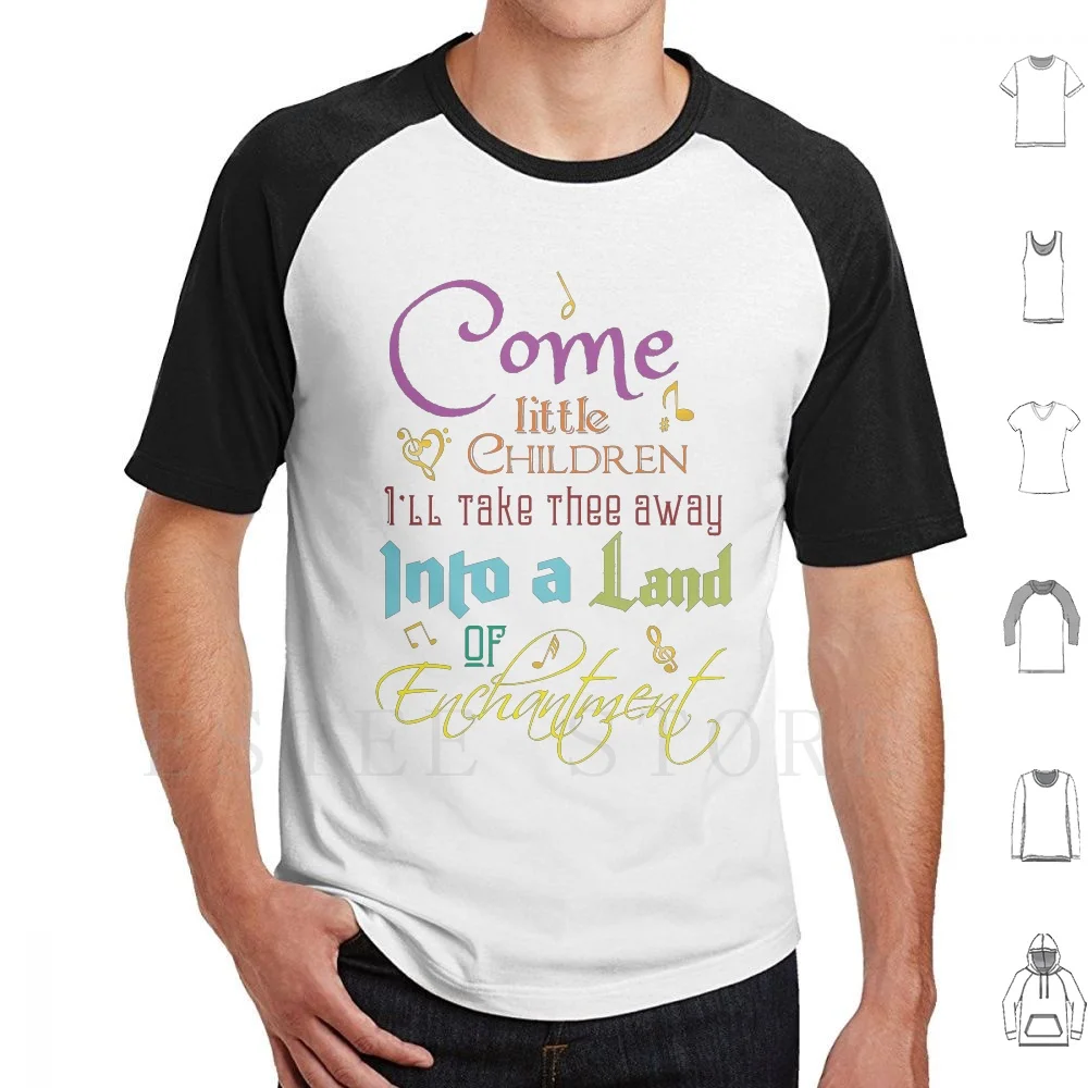 

Come Little Children Enchantment T Shirt DIY Big Size 100% Cotton Sarah Sanderson Halloween Sanderson Sisters Come Little