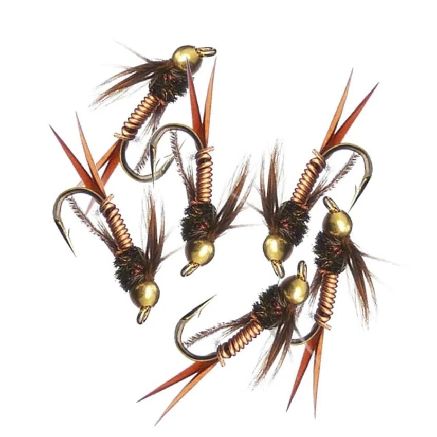 139 Stücke Fliegenfischen Fliegen Köder Köder Starter Set Trocken Nass Fliegen Streamer Nymph Emerger für Forelle Bass Winter Frühling angeln – Detail 11