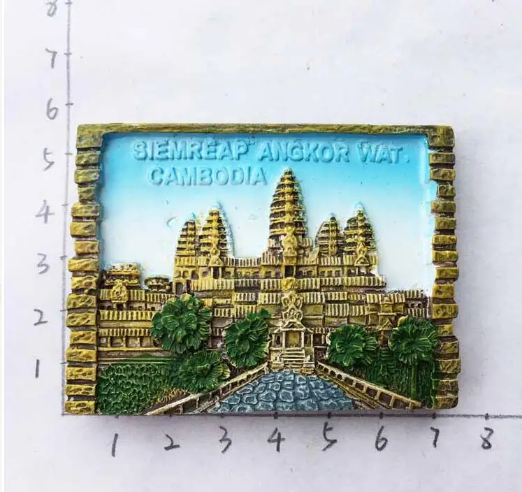 

Angkor Wat, simreep, Cambodia Fridge Magnets Souvenirs