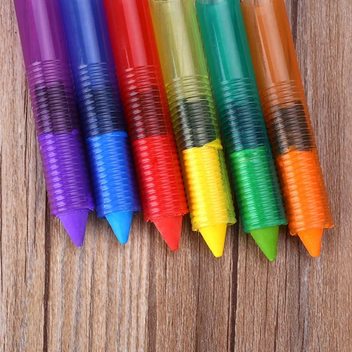 DIY 6 adet bebek çocuk güvenliği yıkanabilir banyo Crayons Bathtime eğlenceli eğitici oyuncaklar 2019 yeni