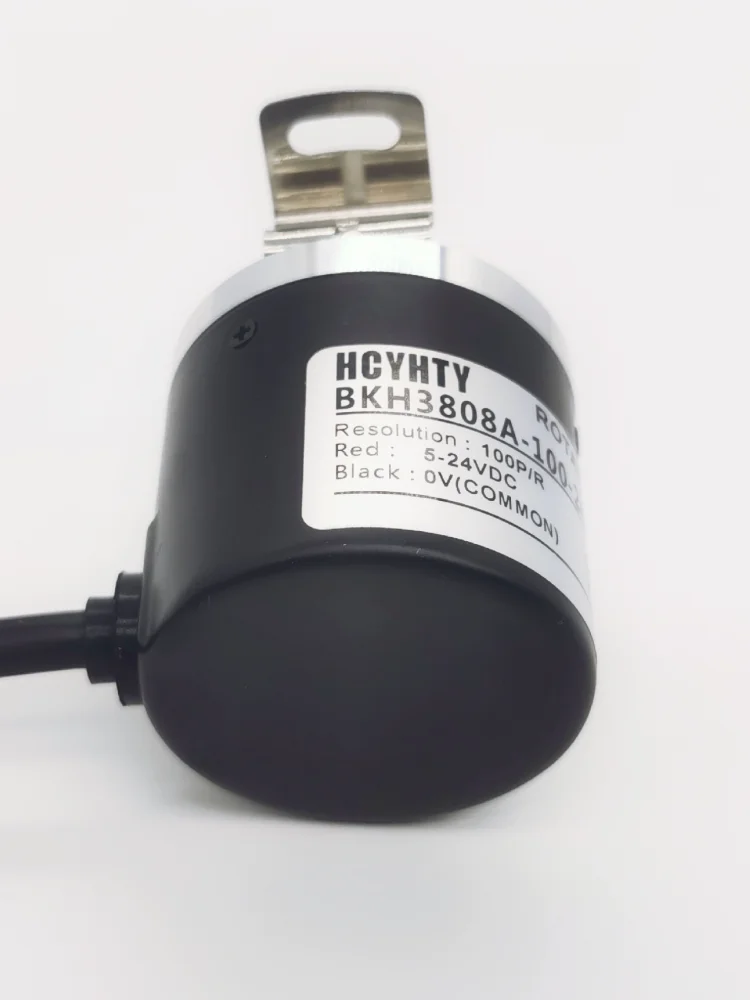 사용자 정의 로타리 광학 전자기 전기 펄스 인코더 ZKP3808H E38H8 E6HZ H40 HEF 세미 할로우 구멍 8mm
