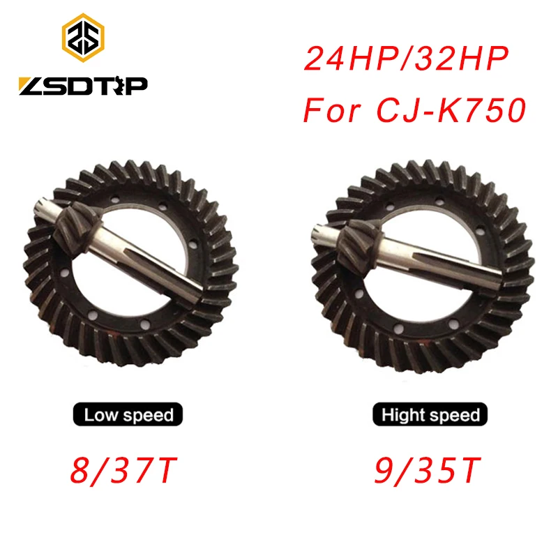 

ZSDTRP Final Drive Gears For CJ-K750 With 9/35T 8/37T For CJ-K750 Drive Gears Original Rear Driving Gear High Speed Low Speed