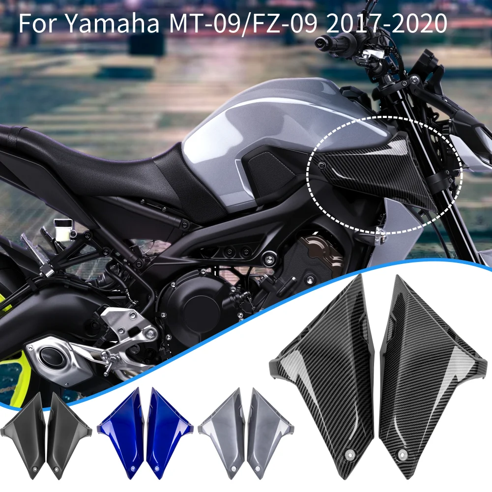 

MT09 MT 09 2018 2019 Motorcycle Gas Side Tank Fairings Air Intake Cover For Yamaha For FZ-09 2017 2018 2019 2020 Accessories