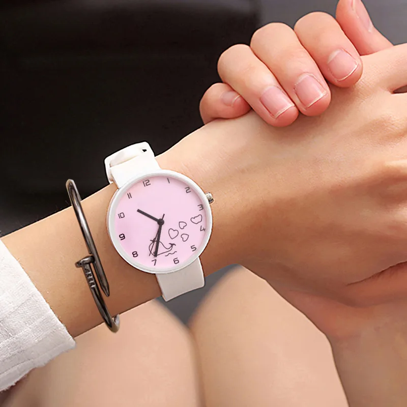 

UTHAI BK56 Student Girl Korean Style Simple Mori Girl Girl Cute Small Fresh Quartz Watch