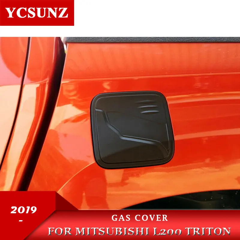 Gas cover For Mitsubishi L200 Triton 2019 2020 Ram 1200 Strada Strakar Barbarian ABS Matte Black Color