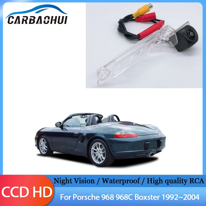 

Car Rear View Camera Night Vision High quality RCA Look Back Backup Camera For Porsche 968 968C Boxster 1992~2001 2002 2003 2004