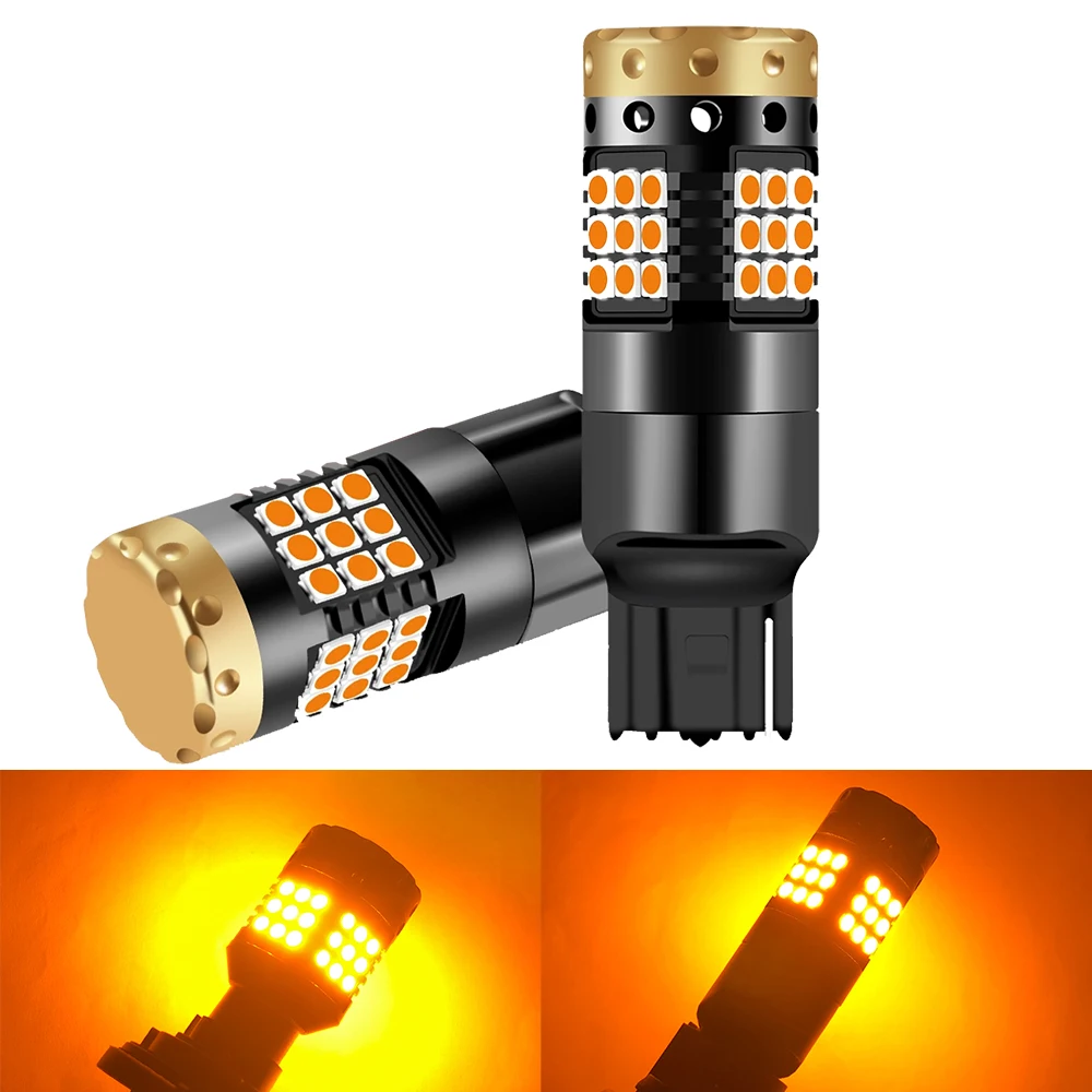 

2 шт., Автомобильные светодиодные лампы CANBUS 1156 BAU15S PY21W BA15S P21W 3030SMD T20 7440 W21W WY21W