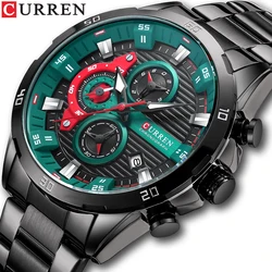 New Watches for Men Top Luxury Brand CURREN Quartz Men’s Watch Sport Waterproof Wrist Watches Chronograph Date Relogio Masculino