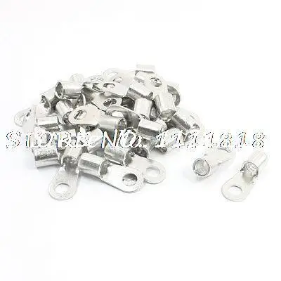 30Pcs RNB14-6 Ring Tongue Type Non Insulated Terminal for 10 - 16mm2 AWG14-6 88A